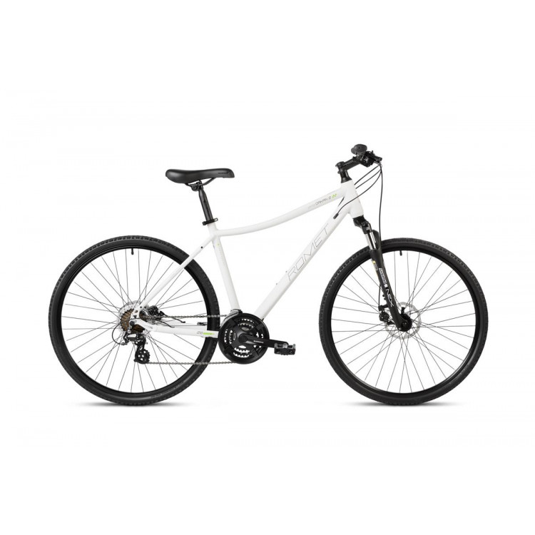 Krosový bicykel ROMET ORKAN 2 D 2024 Bielo-grafitovo-svetlozelená L Krosový bicykel ROMET ORKAN 2 D 2024 Bielo-grafitovo-svetlozelená L
